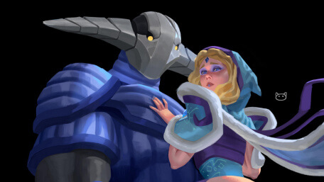 Sven with Rylai