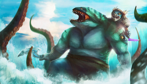 Tidehunter vs Slark