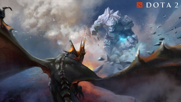 Davion, the Dragon Knight (HQ Wallpaper) - DOTA 2 Game Wallpapers Gallery