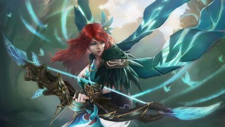 Windranger DOTA 2 Arcana Desktop Wallpaper 4K