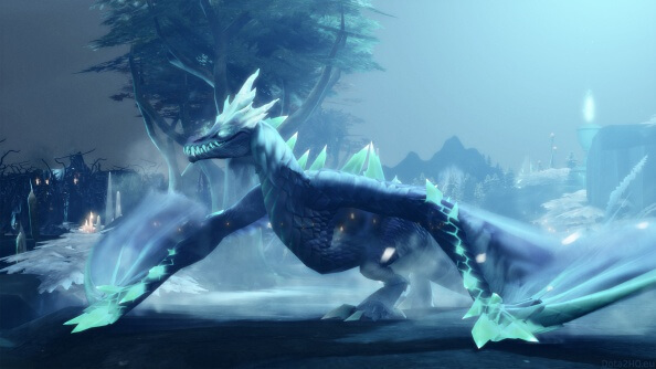 Winter Wyvern Art (3D render)